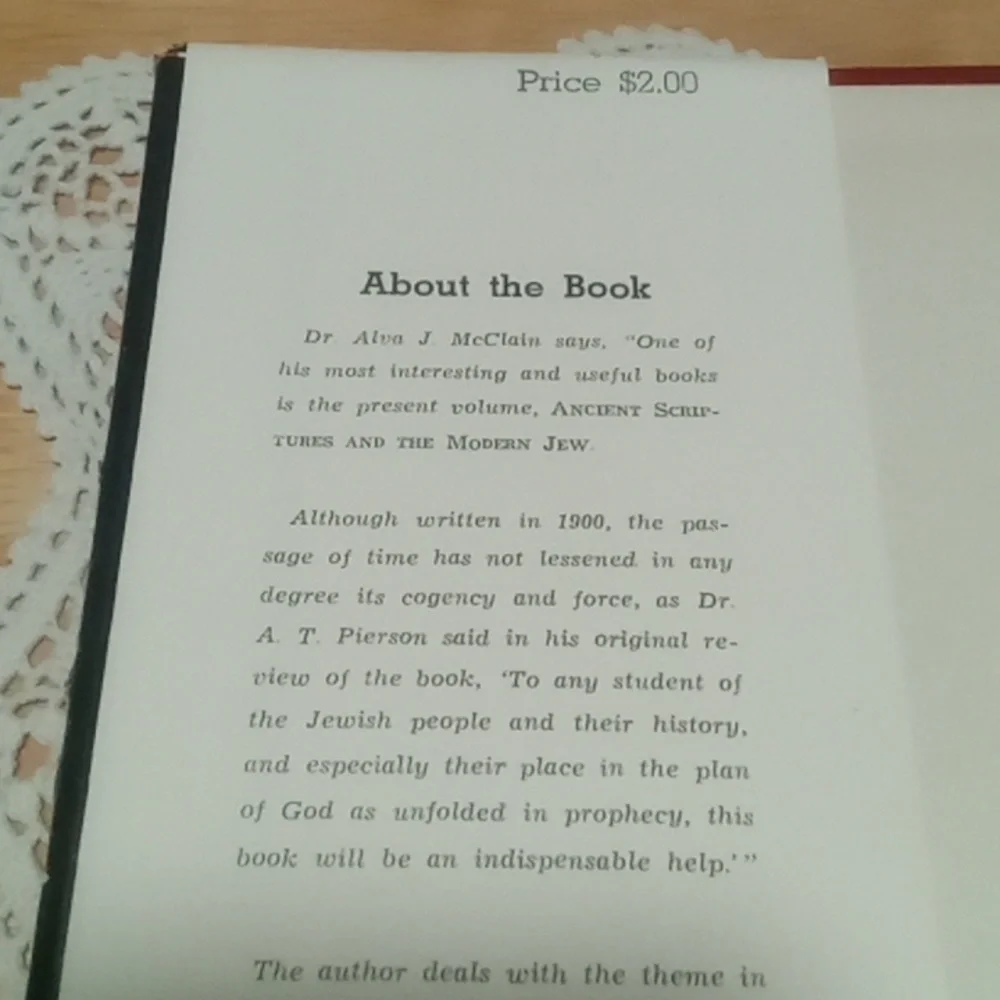 Vintage Ancient Scriptures and the Modern Jew